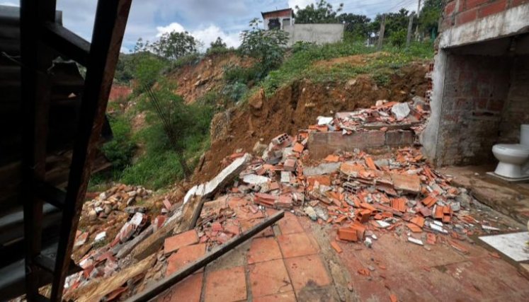 afectaciones lluvias - Villa del Rosario