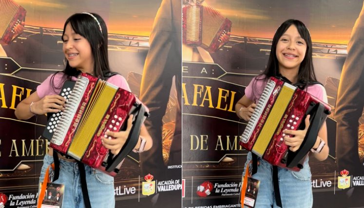 Ana Paula Leal, el acordeón que suena por Norte de Santander en Valledupar.