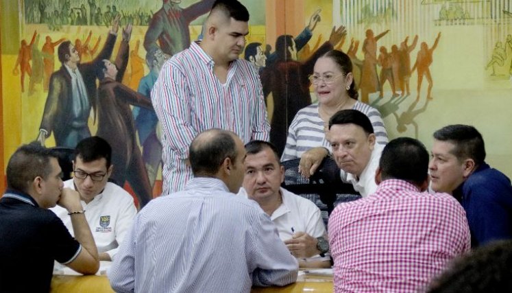 Concejales de cúcuta en plena acción./Foto Carlos Ramírez