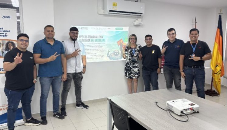 Estos son los integrantes del equipo que viajará a Madrid a representar a Colombia en el evento académico./Foto cortesía