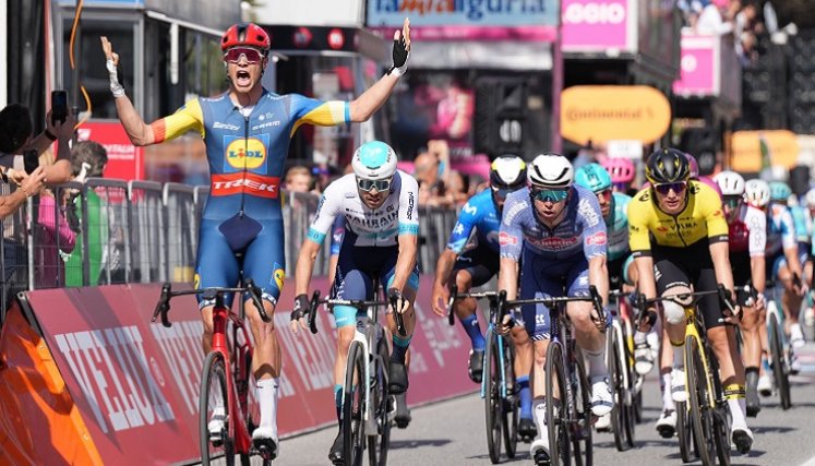 Jonathan Milan, ciclista italiano del lidl Trek