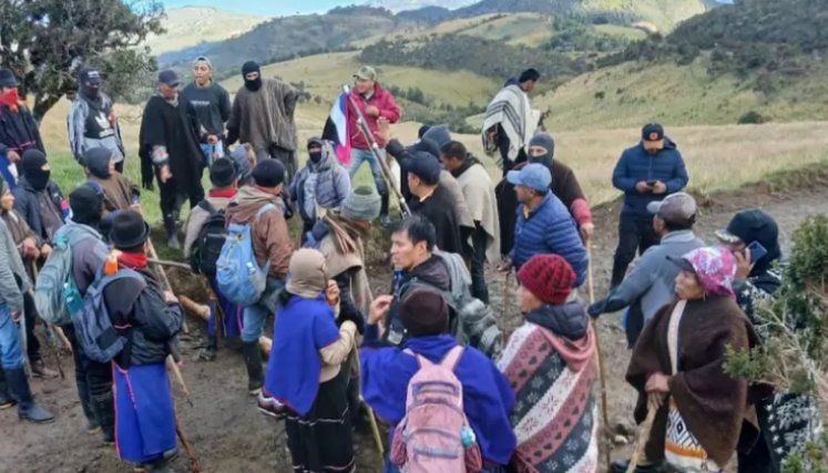 Indígenas del Cauca confrontaciones