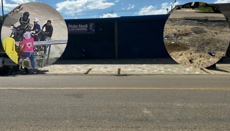 Moto Quemada El Talento