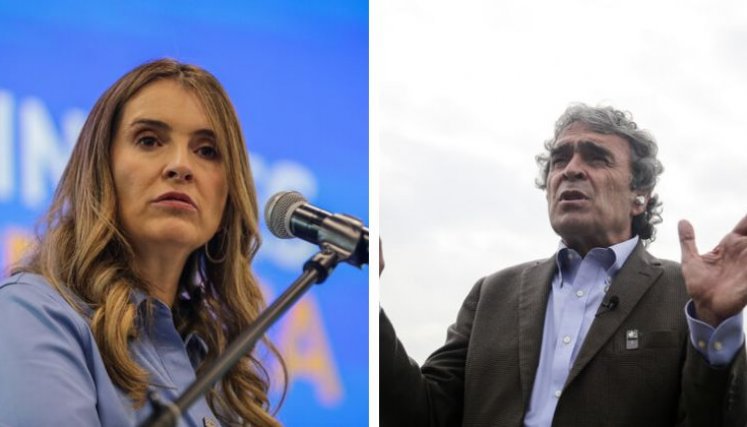 Paloma Valencia y Sergio Fajardo