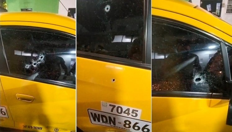 Carrera de la muerte en Cúcuta: pasajero y taxista resultaron heridos de bala