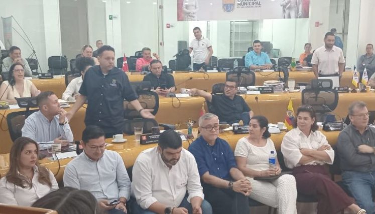 Concejo de Cúcuta en el control político a la alcaldía por el contrato del relleno sanitario/Foto: Orlando Carvajal
