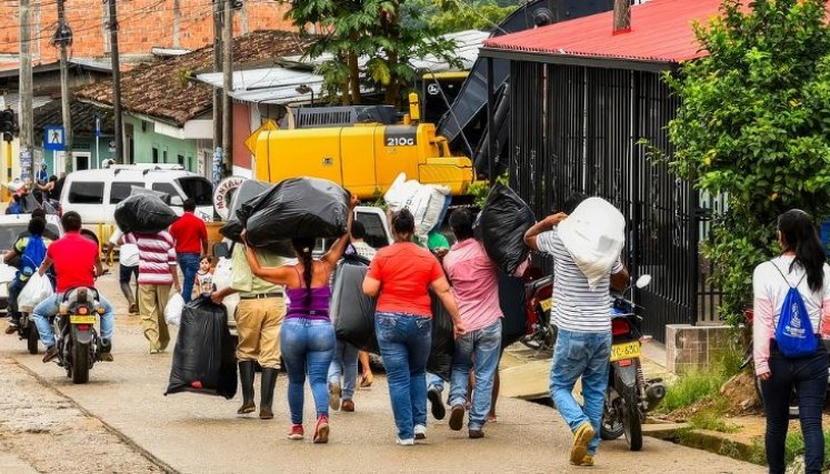 Son más de 2.000 los desplazados del Catatumbo en apenas cuatro meses de 2026./Fotos Carlos Ramírez