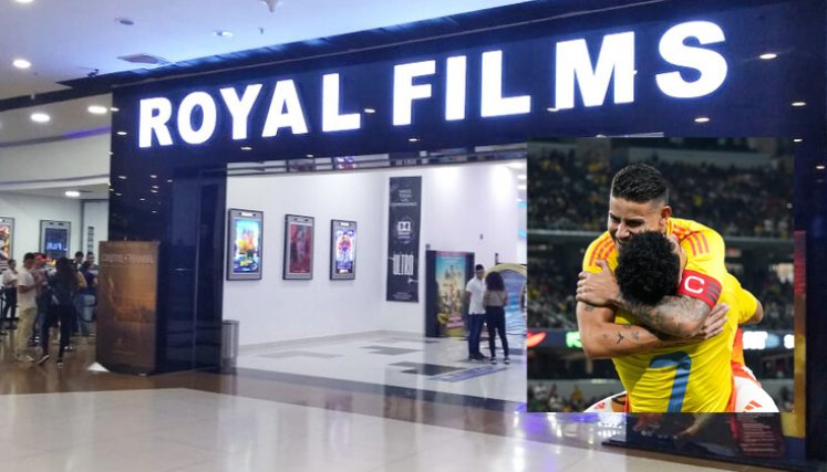 Royal Films llevará los partidos de Colombia al cine en 32 ciudades del país