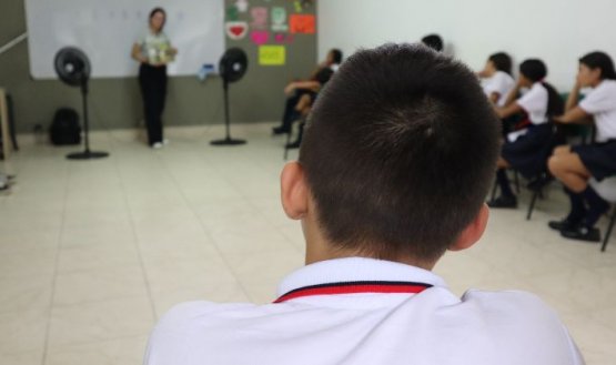 Clases en el Catatumbo. / Foto: Cortesía / La Opinión 