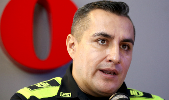 Libardo Ojeda, comandante de la Policía Metropolitana de Cúcuta.