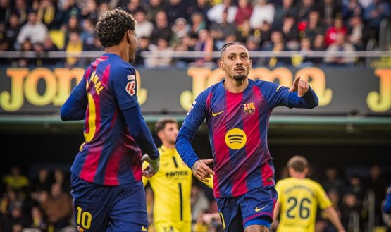 El brasileño Rapinha y el español, Lamine Yamal, fueron los artífices de la victoria catalana.