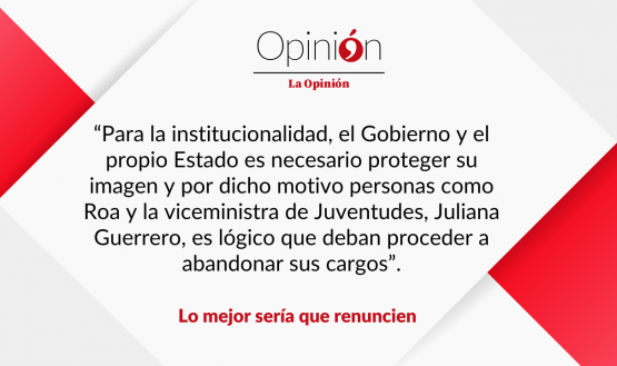 Lo mejor sería que renuncien