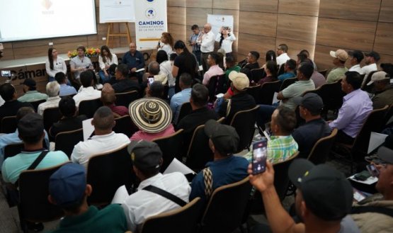 Una de las iniciativas importantes son los caminos comunitarios para la paz.