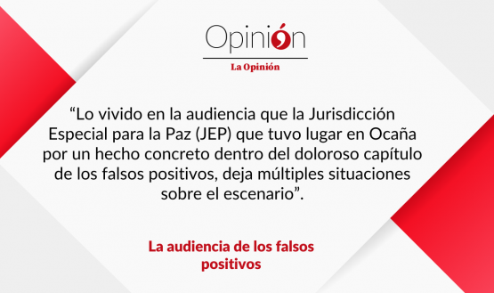 La audiencia de los falsos positivos