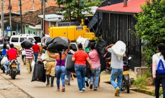 Son más de 2.000 los desplazados del Catatumbo en apenas cuatro meses de 2026./Fotos Carlos Ramírez