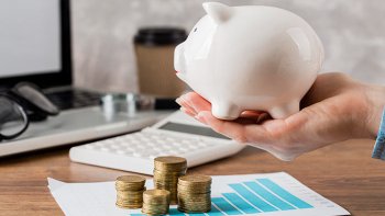 Ahorros finanzas. 