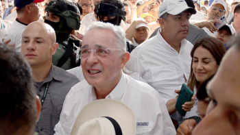 Álvaro Uribe Vélez, expresidente y candidato al Senado de la República.
