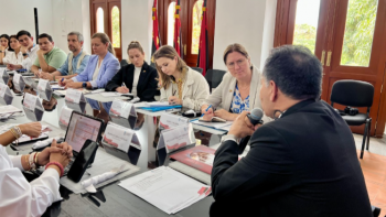 Reunión de la cooperación internacional con autoridades del gobierno de Norte de Santander. 