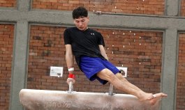 Yan Dairon Zabala, una de las nuevas figuras de la gimnasia colombiana.