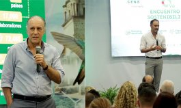 John Alberto Maya, gerente de EPM, y José Miguel González, gerente de CENS. / Foto Carlos Ramírez-La Opinión