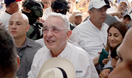 Álvaro Uribe Vélez, expresidente y candidato al Senado de la República.
