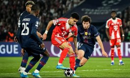 Luis Díaz marcó el cuarto gol del Bayern, en la derrota ante el París SG en la ida de la semfinal de la Champions.