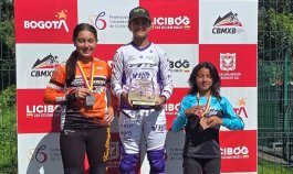 La bicicrosista cucuteña, en un mes ha cosechado ocho títulos.