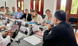 Reunión de la cooperación internacional con autoridades del gobierno de Norte de Santander. 