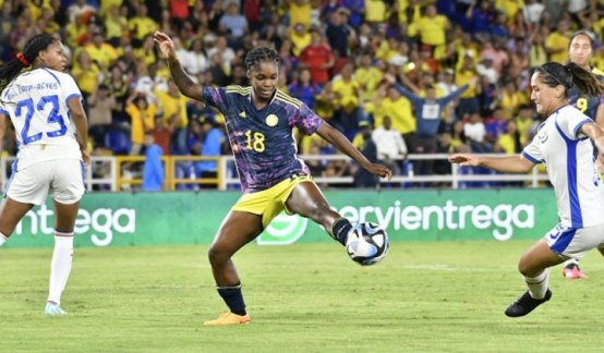 Linda Caicedo jugadora de la selección nacional y el Real Madrid.