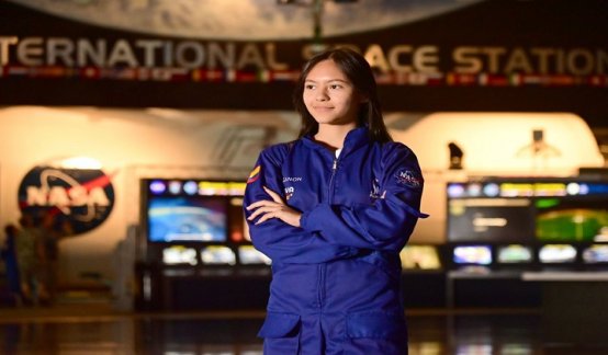 La joven estudiante Luisa Fernanda Parodi Flórez estuvo en la NASA aprendiendo los secretos del espacio.