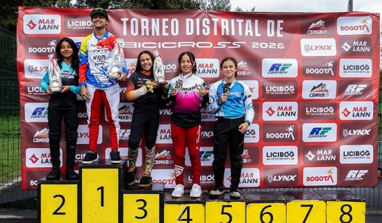 La bicicrosista cucuteña, Camila De La Hoz, consiguió otro título en Bogotá.