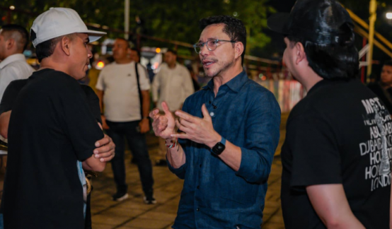 Carlos Caicedo visitó Cúcuta como parte de su campaña presidencial. 