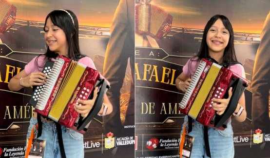 Ana Paula Leal, el acordeón que suena por Norte de Santander en Valledupar.