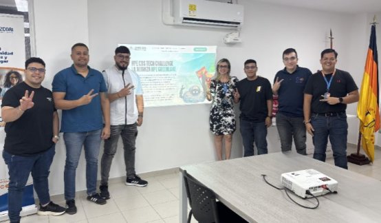 Estos son los integrantes del equipo que viajará a Madrid a representar a Colombia en el evento académico./Foto cortesía