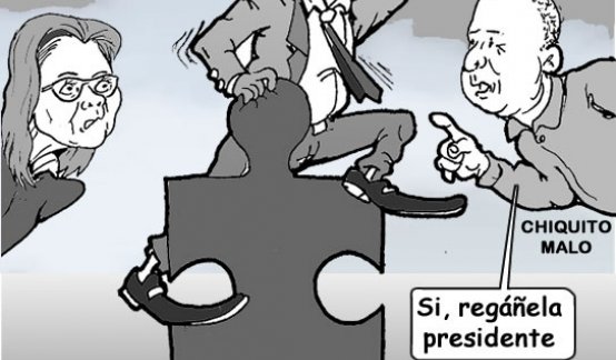 14-Caricatura-Por encima. Por encima de la Fiscalía