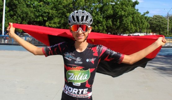 Jaider Alejandro Albarracín nueva promesa del patinaje nortesantandereano.