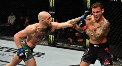 Conor McGregor cayó ante Dustin Poirier./UFC/Twitter