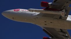  Lograron volar con éxito un cohete al espacio desde el ala de un avión 747./Foto: AFP