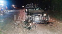 El cadáver de Édgar Camargo quedó tendido detrás de la camioneta que conducía./ Foto: Cortesía.