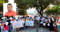 Habitantes de El Tarra solicitan la liberación del maestro y líder social, Johan Vargas Sánchez.