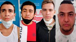 Los capturados deberán responder por homicidio agravado, concierto para delinquir, hurto calificado y agravado. 
