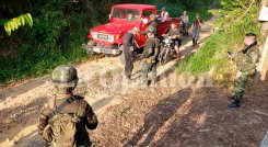 Ayer, el Ejército y la Policía trataban de llegar al lugar donde se habría registrado la masacre.