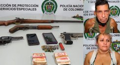 Isidro Lizcano y María Castillo García fueron capturados en El Zulia por el arreglo y la venta de armas, de manera ilegal.