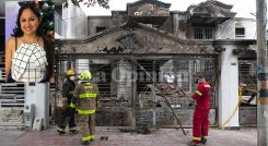 Doris Andrade Álvarez alertó a su familia del incendio, que consumió las tres viviendas en segundos.