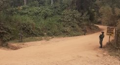 Enfrentamientos en zona fronteriza