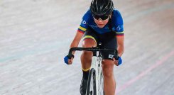 Daniela Carrero, corredora cucuteña perteneciente al equipo Colombia Tierra de Atletas.