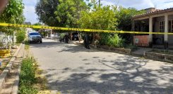 El crimen ocurrió frente a la casa de la víctima.