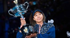 Naomi Osaka, campeona del Abierto de Australia 2021. 