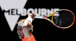 El tenista español busca su Grand Slam número 21 en este Abierto de Australia. Foto: AFP