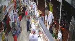 En cámaras de seguridad quedó registrado el robo.